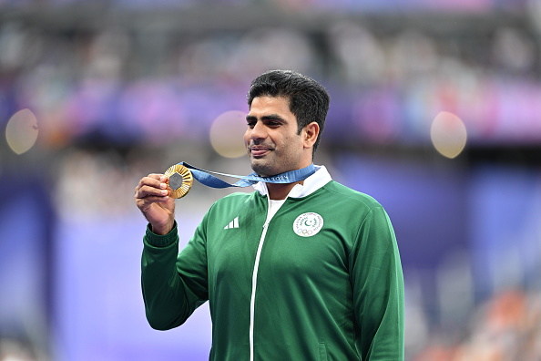 Arshad Nadeem won the first-ever individual Olympic gold medal for Pakistan | Getty