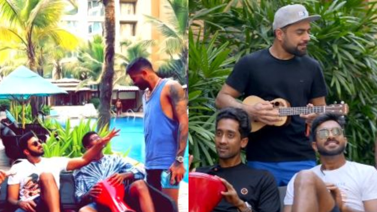 IPL 2022: WATCH- Hardik, Rashid join GT teammates in singing 'Why this Kolaveri di'; video goes viral  