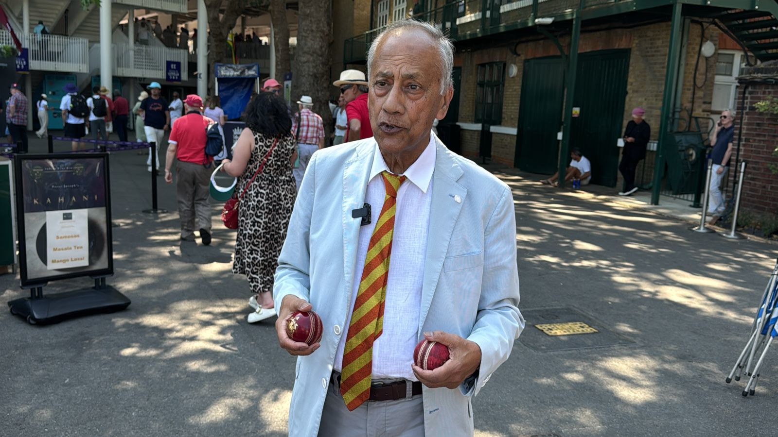 Dilip Jajodia, owner of British Cricket Balls Ltd, makers of Dukes ball | X