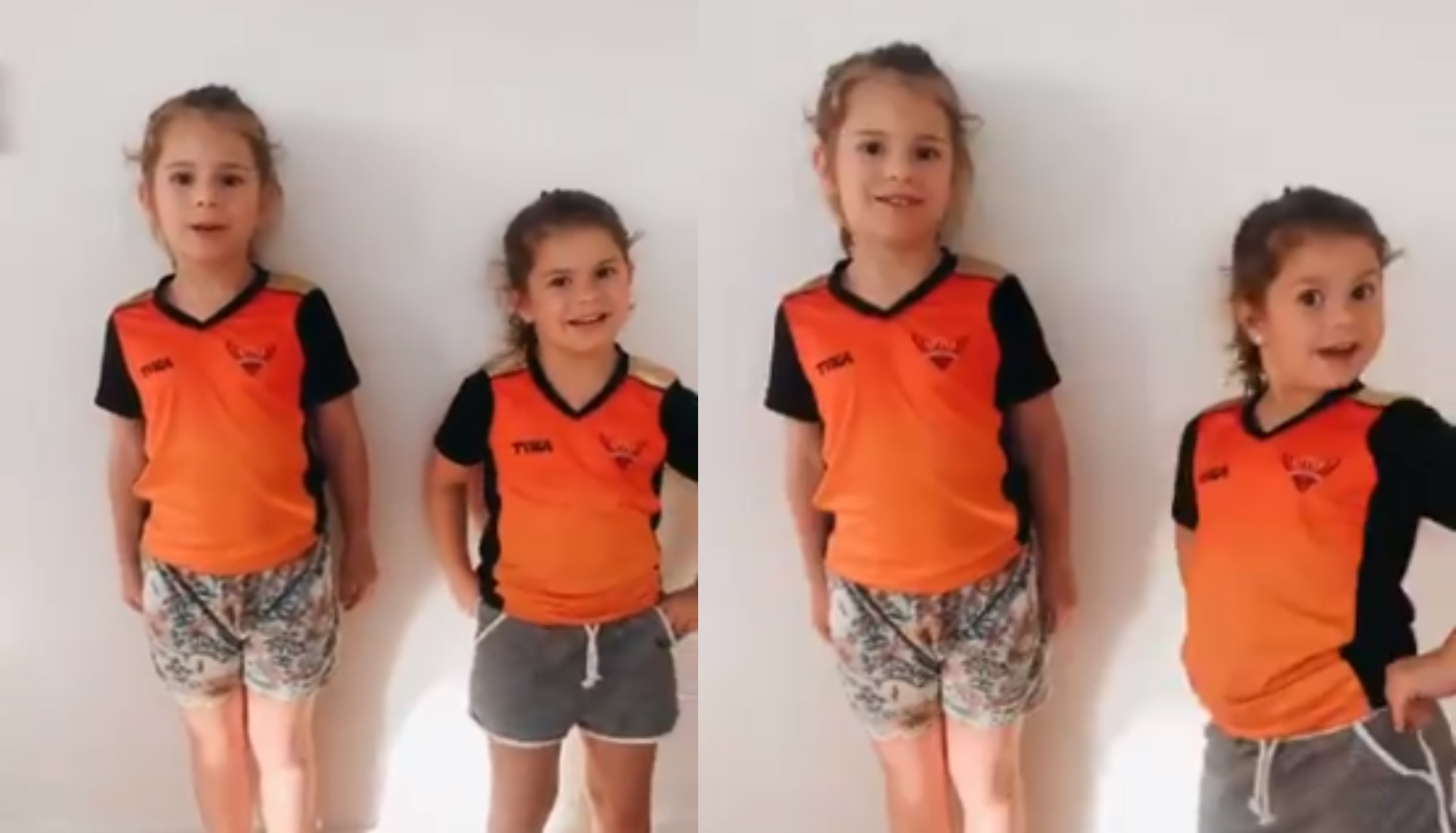 David Warner's daughters wished good luck to SRH | Twitter