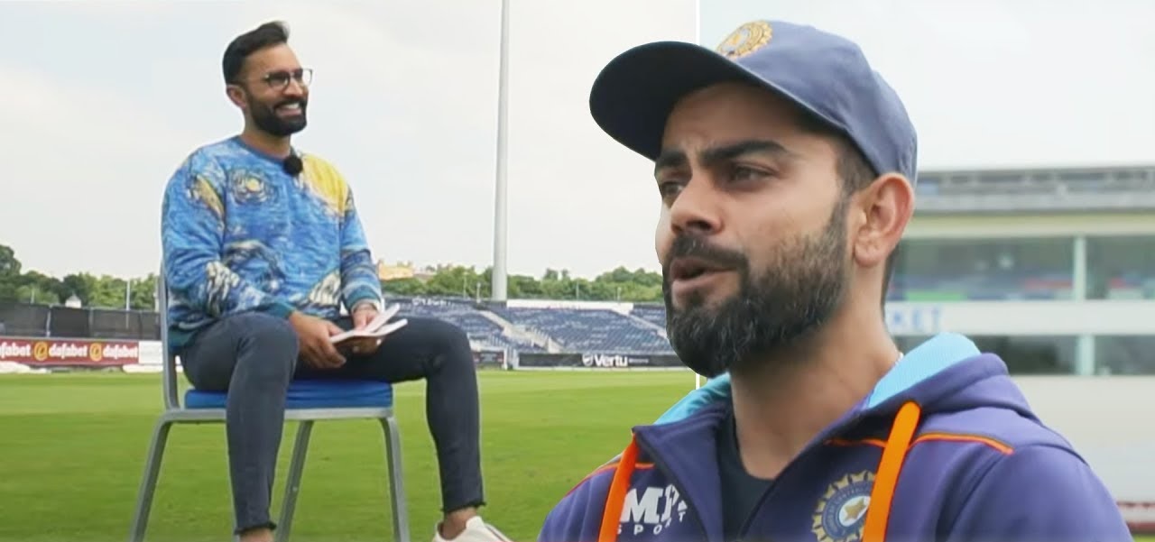 Dinesh Karthik in conversation with Virat Kohli during 2021 England tour | Sky Sports