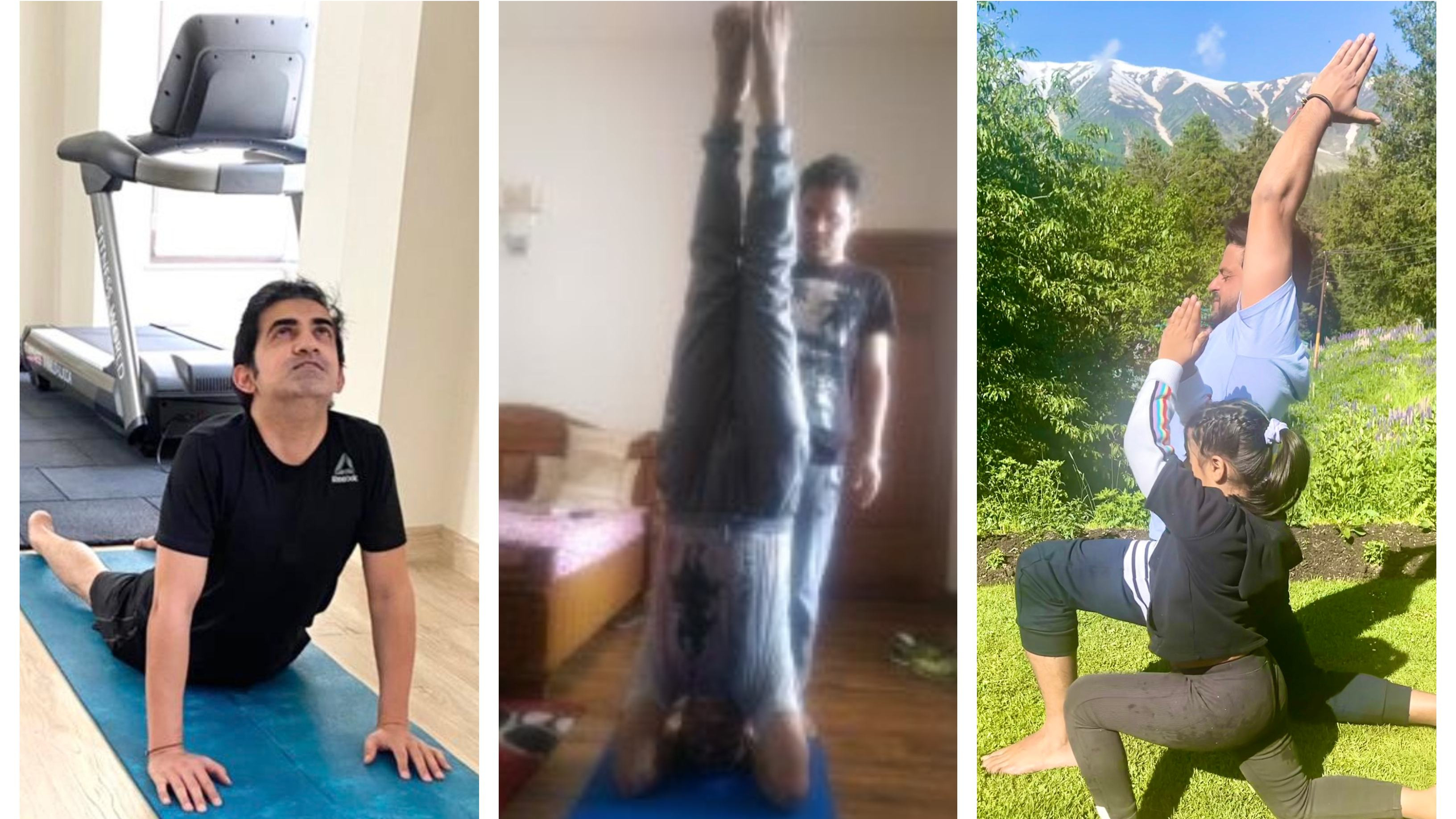 Indian cricketers share insightful messages on the occasion of International Yoga Day