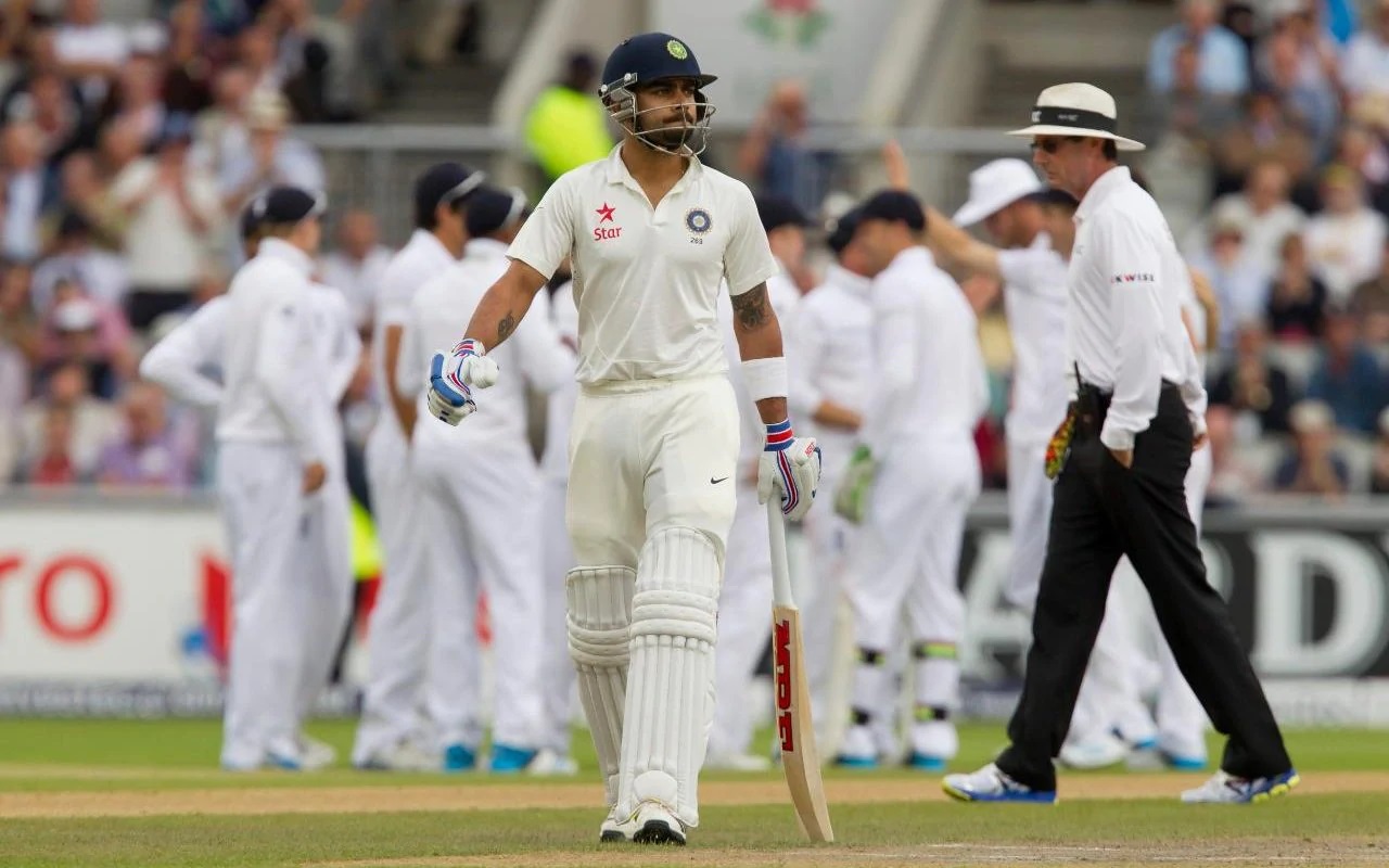 Kohli had made just 134 runs in 10 Test innings on 2014 tour of England