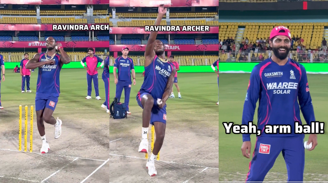 Ravindra Jadeja reacted to Jofra Archer copying his bowling action | Rr X