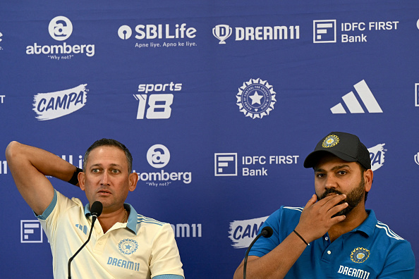 Ajit Agarkar and Rohit Sharma | Getty