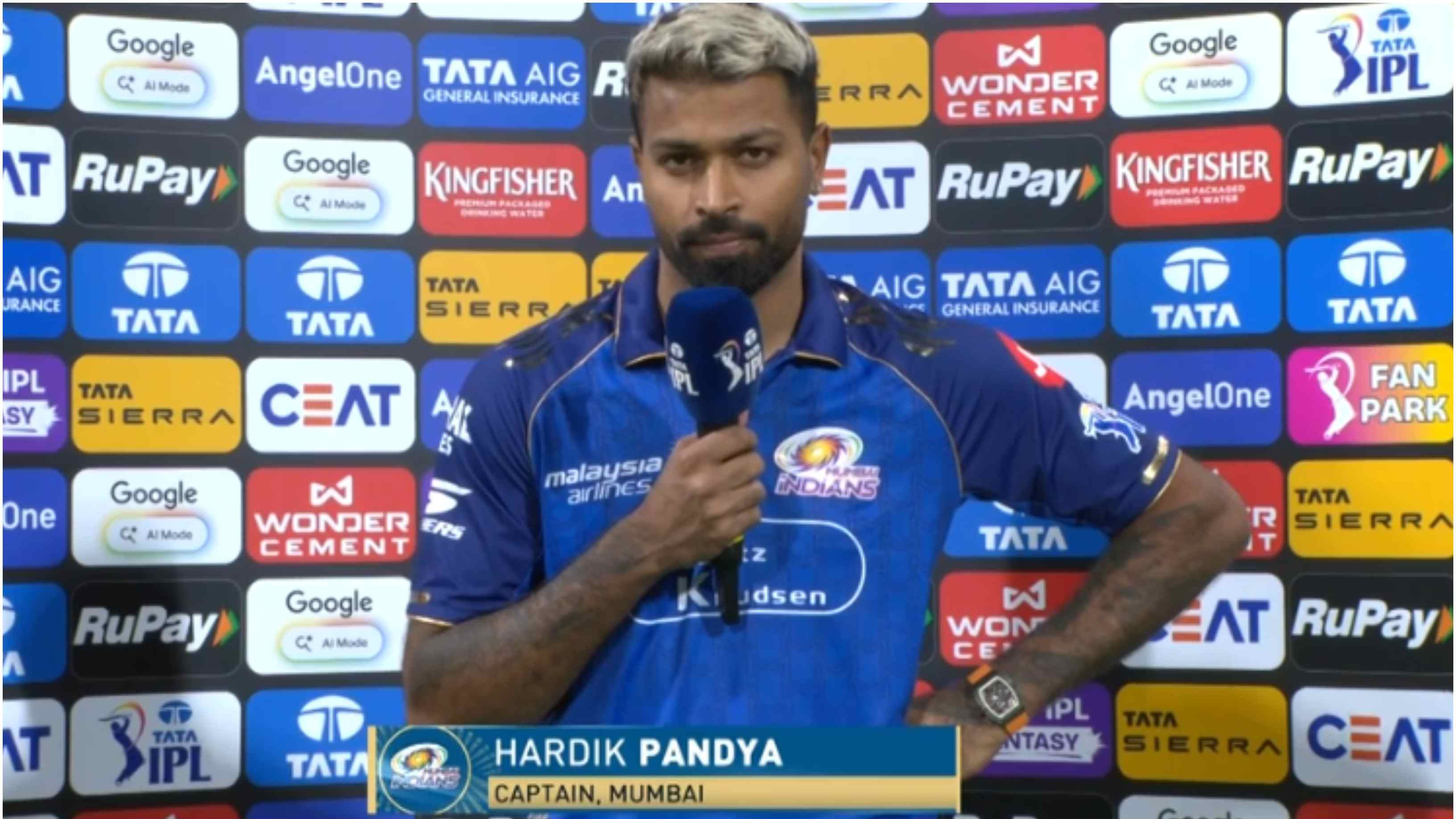 IPL 2026: “We are trying to catch up in the powerplay,” Hardik Pandya calls for introspection after MI’s defeat against RCB