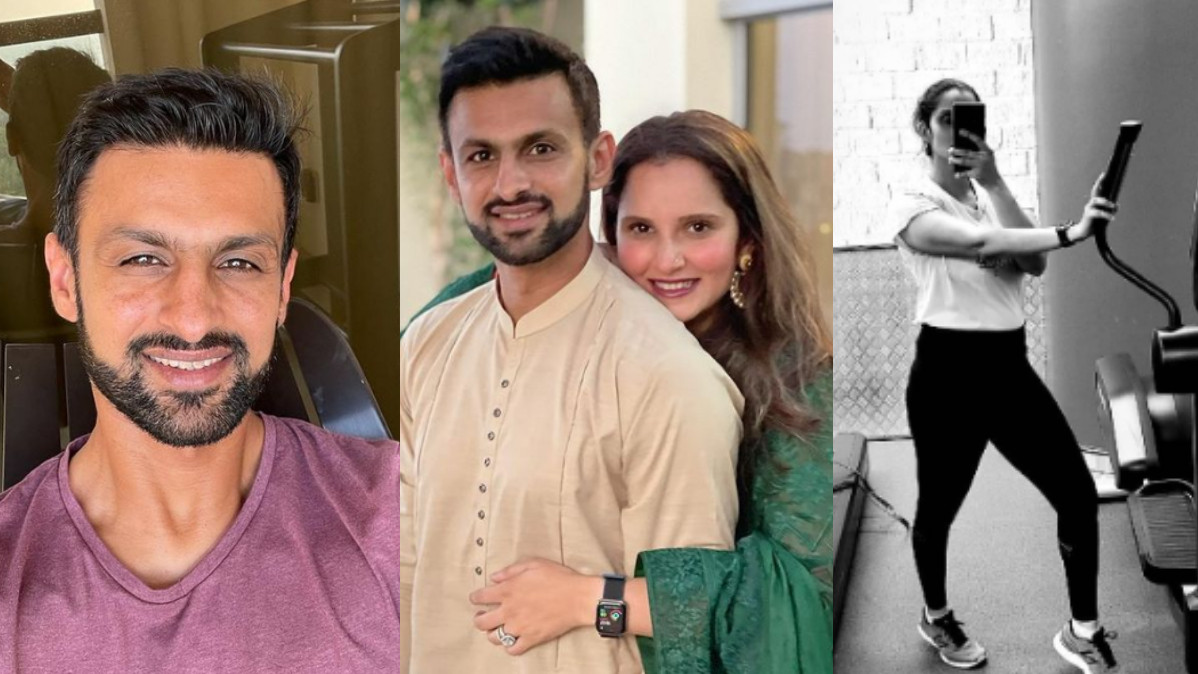 Shoaib Malik and Sania Mirza share working out pictures; give major fitness goals