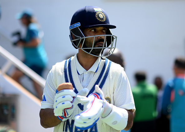 Ajinkya Rahane top-scored with 89 in India's first innings total of 296 runs.| Getty