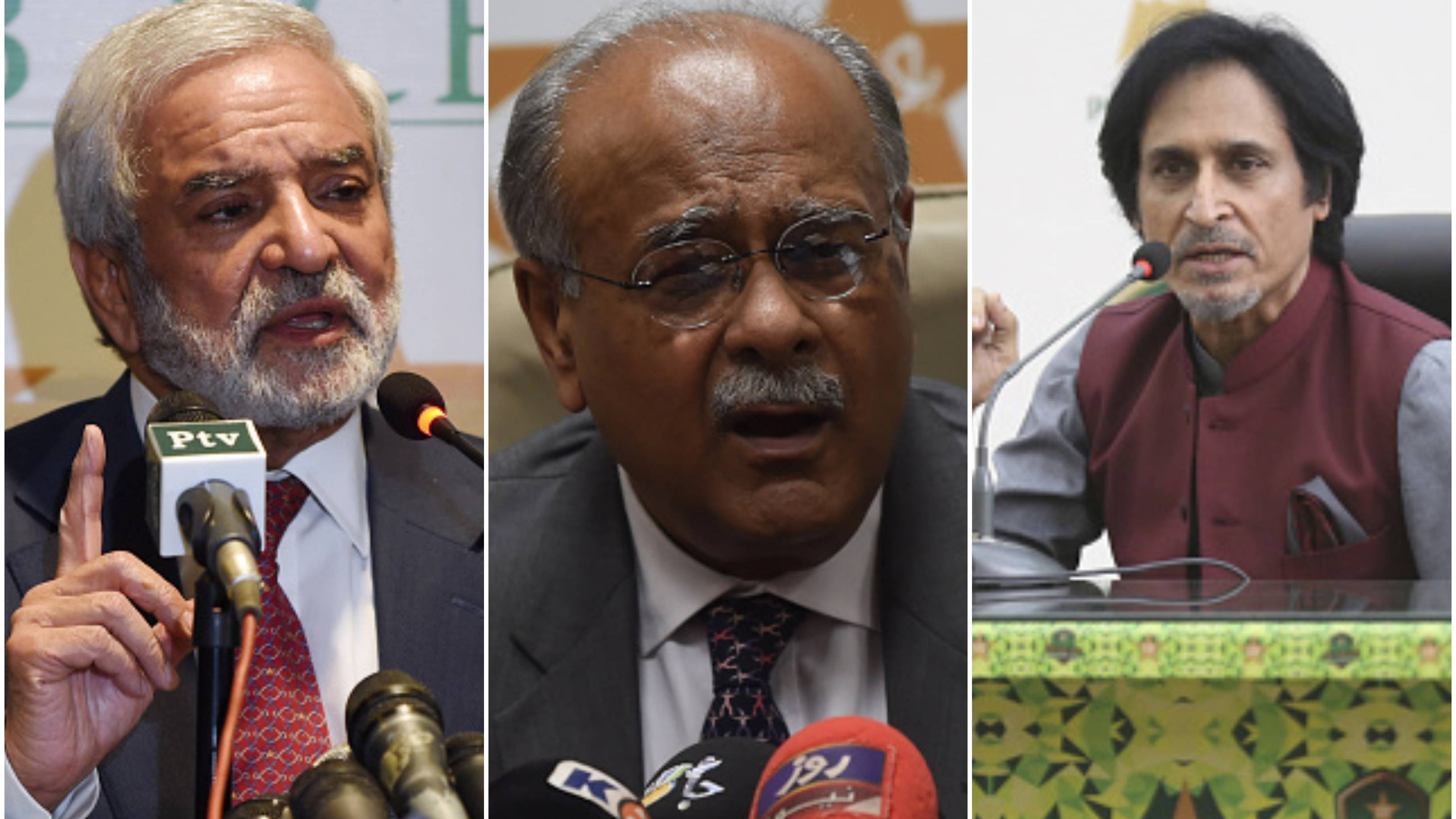 'Imagine Ganguly and Roger Binny doing this': Fans troll Najam Sethi for his comparison tweet with previous PCB regimes