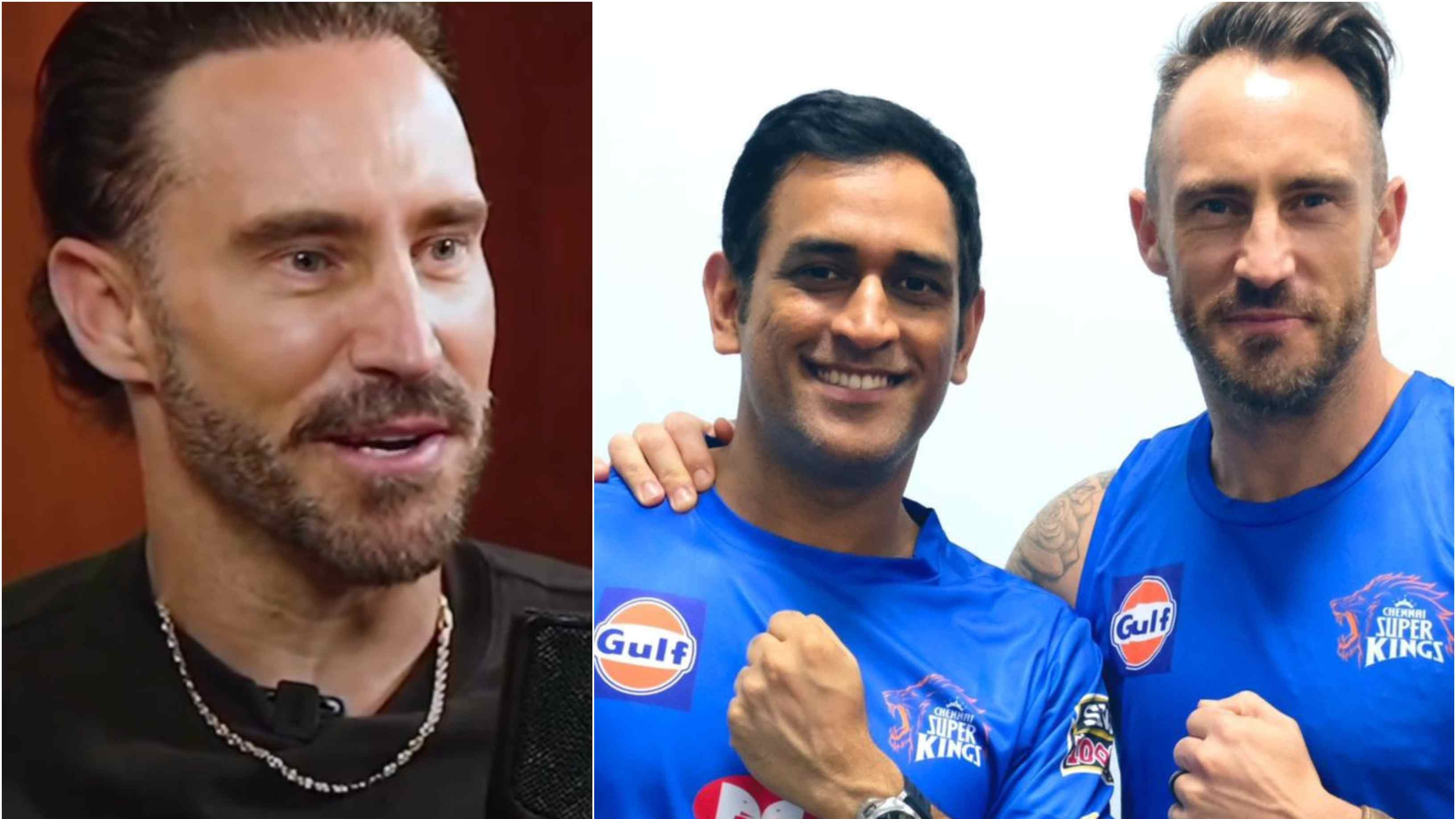 “That's something I want to take from him”: Faf du Plessis offers insight into what set MS Dhoni apart as captain
