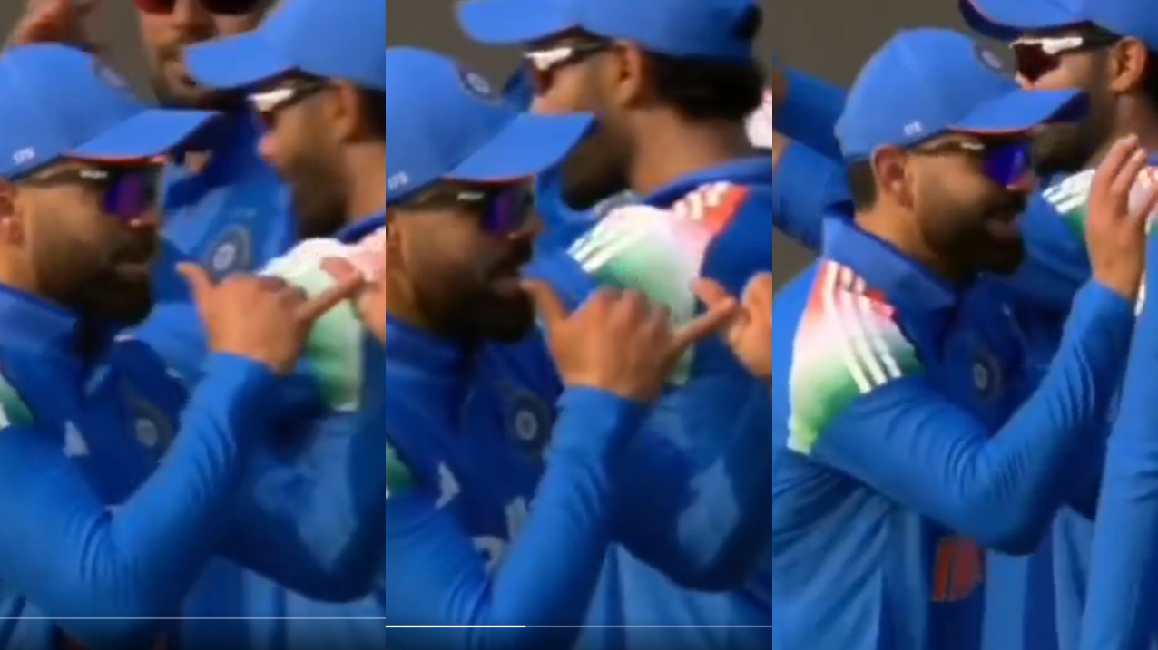 Virat Kohli's snake charmer celebration | X