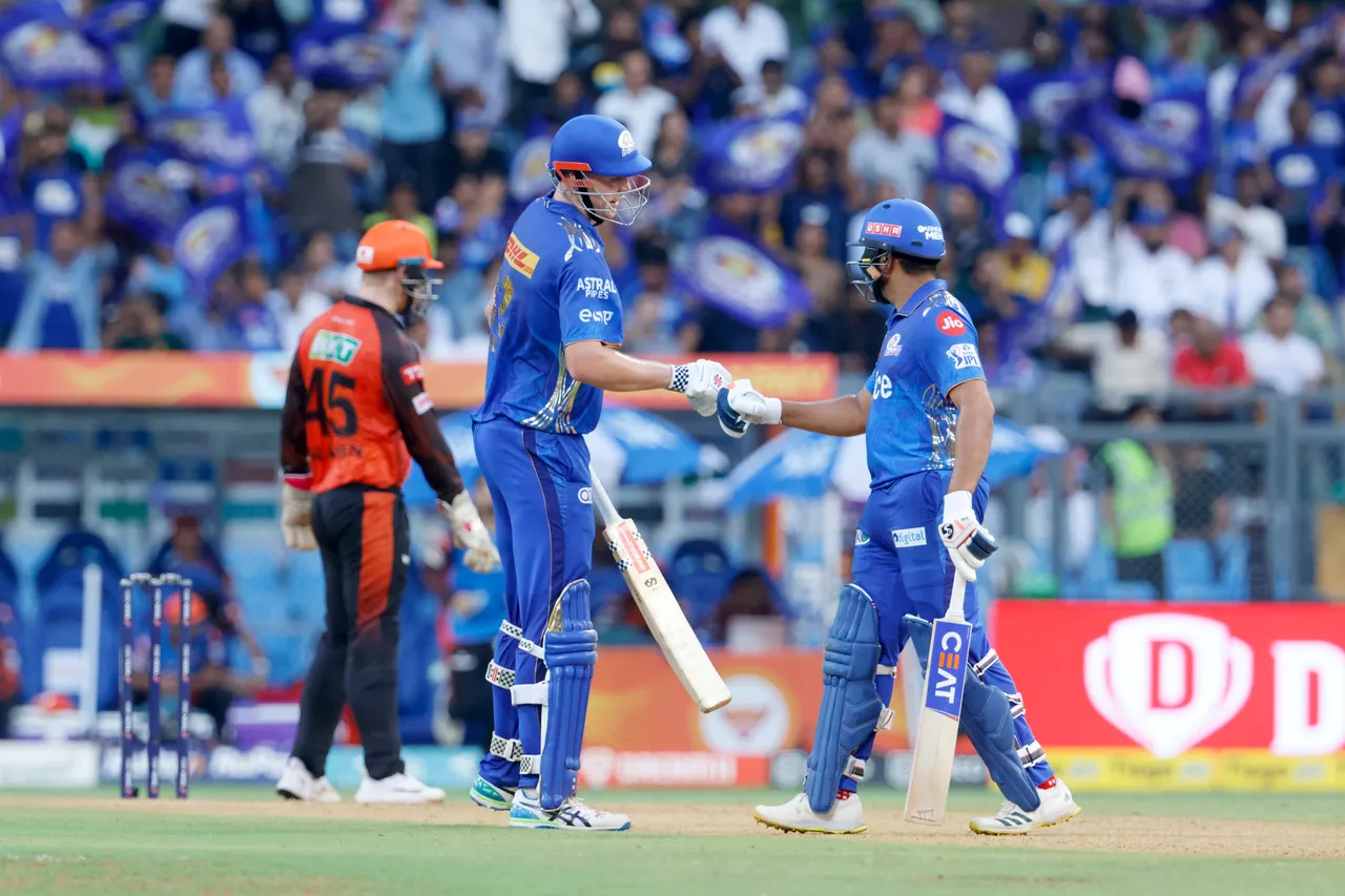 Cameron Green's 100* and Rohit Sharma's 56 powered MI to win over SRH | BCCI-IPL