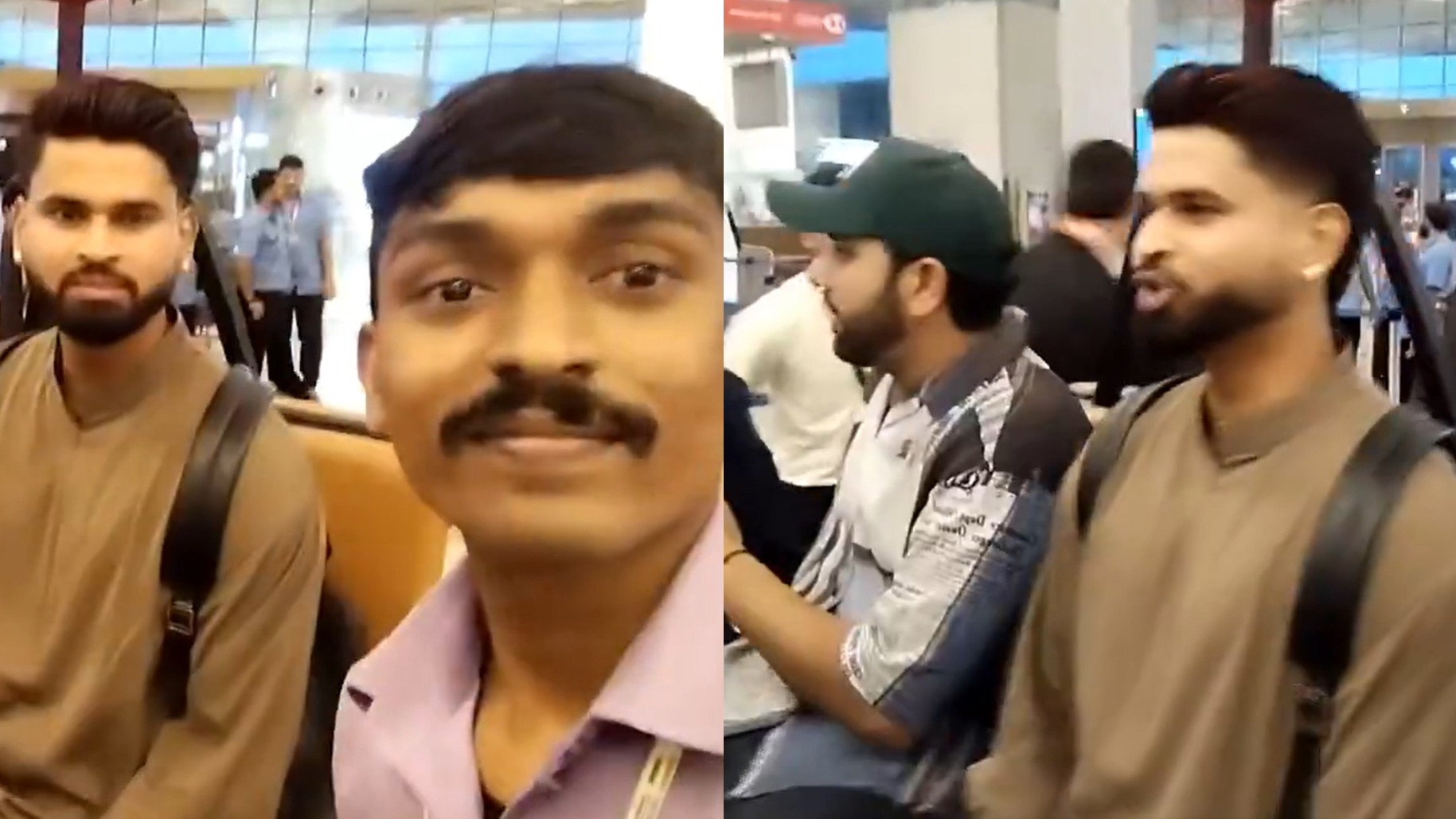 WATCH- Rohit Sharma and Shreyas Iyer chuckle after fan says 