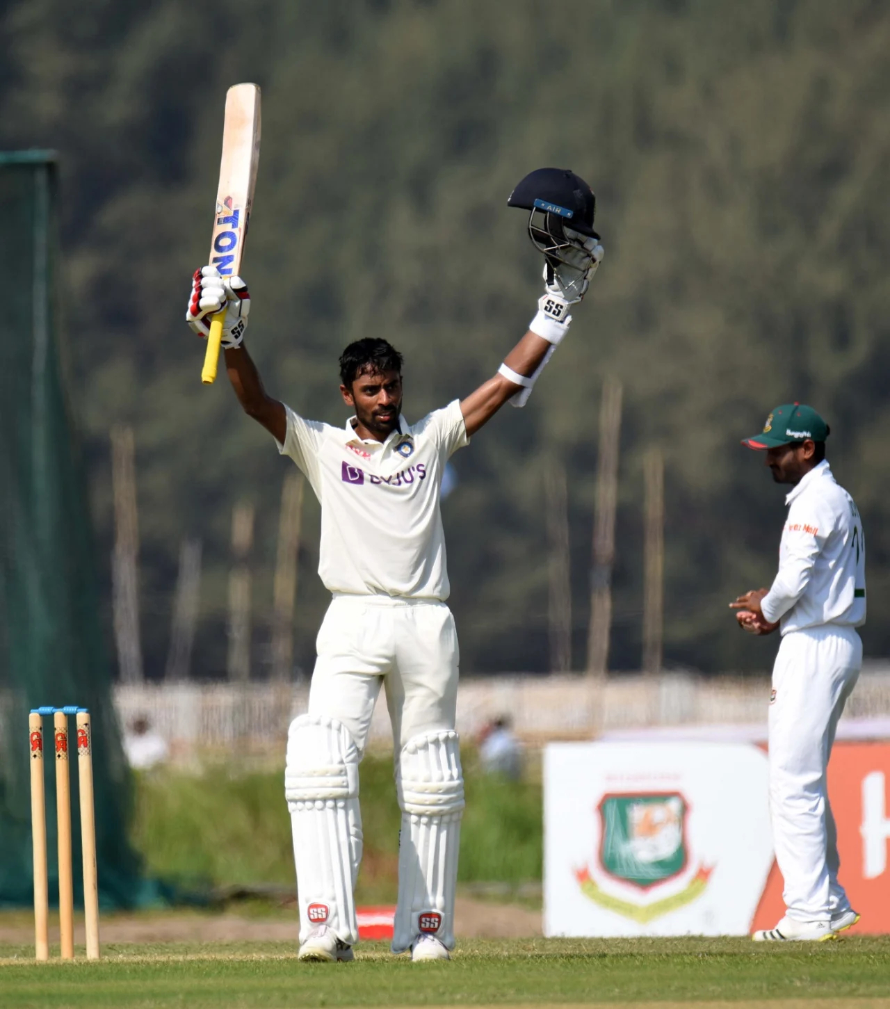 Abhimanyu Easwaran has made a century each in both four-day games vs Ban A | BCB