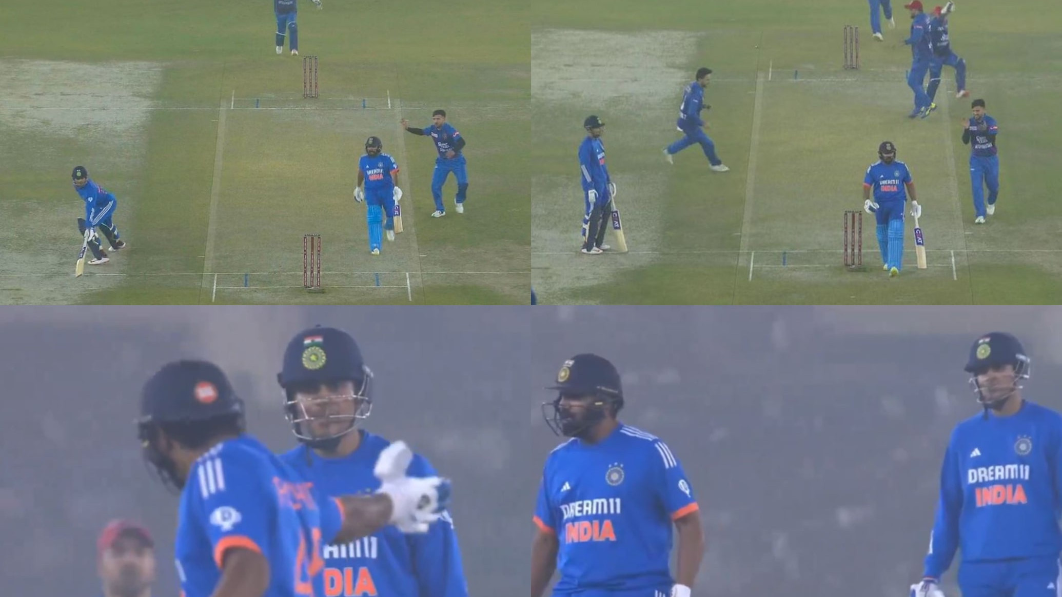 IND v AFG 2024: WATCH- Rohit Sharma’s angry reaction at Shubman Gill after miscommunication gets him run out