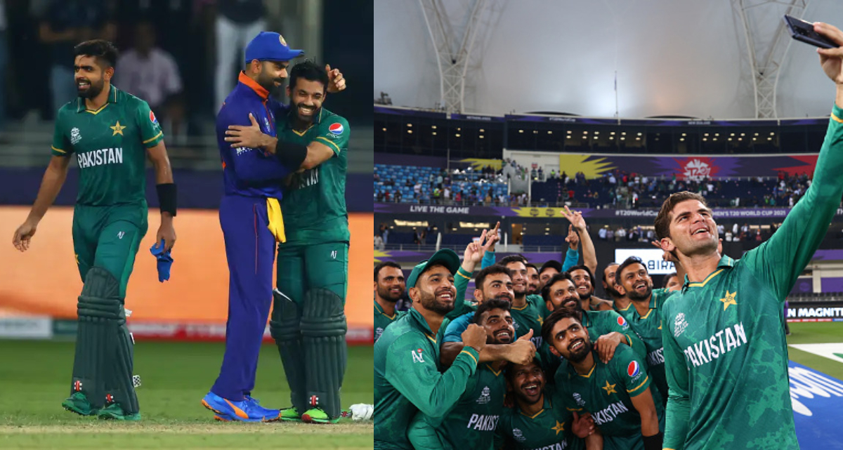 Pakistan's only win in ICC World Cups over India came in 2021 T20 World Cup in Dubai | Getty