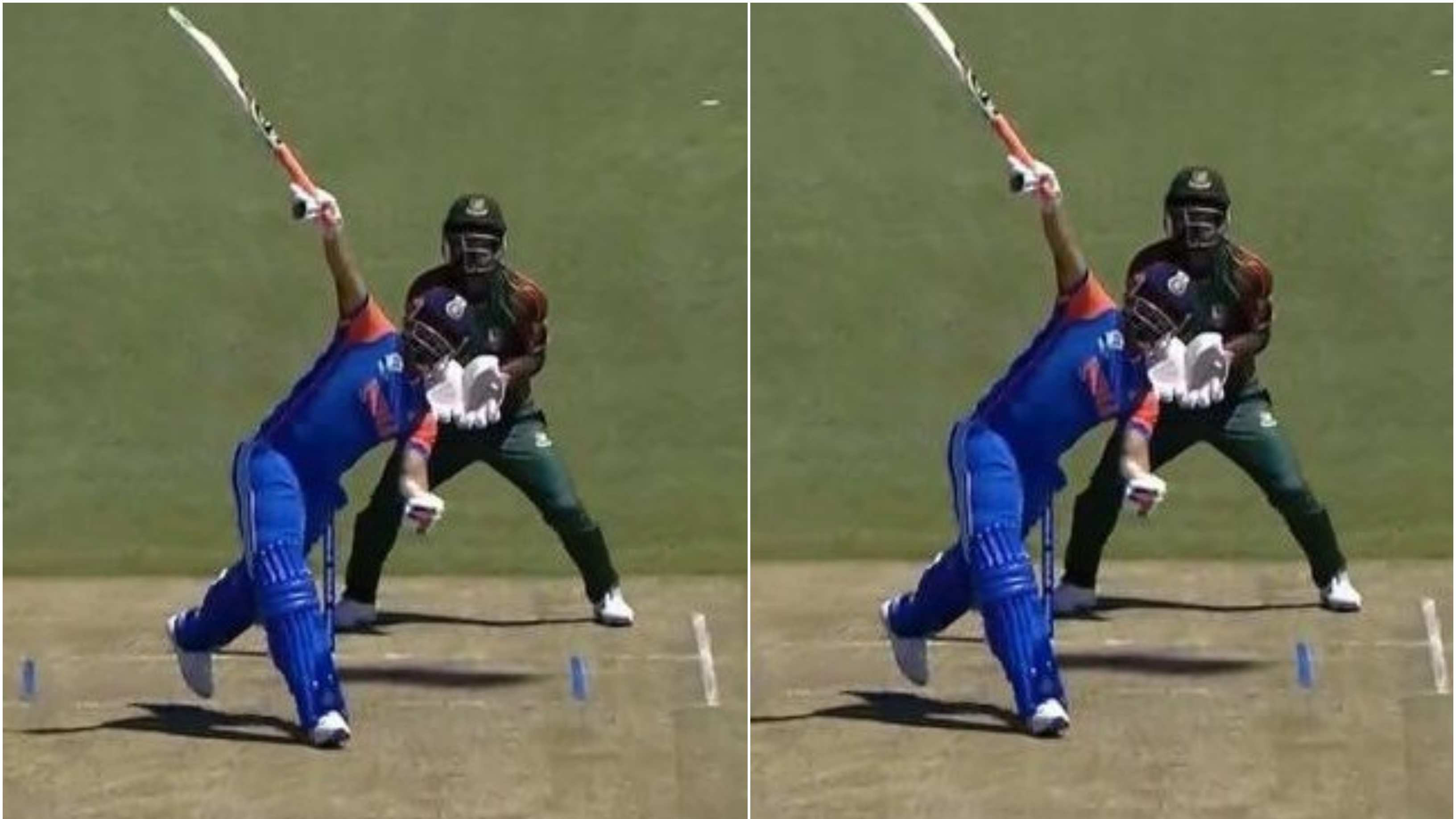 T20 World Cup 2024: WATCH - Rishabh Pant slams classic one-handed six to perfection during IND vs BAN warm-up match