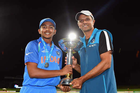 Rahul Dravid coached the U-19 Team India that won the U-19 World Cup in 2018 | Getty