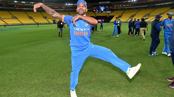 Image result for dhawan thigh slap