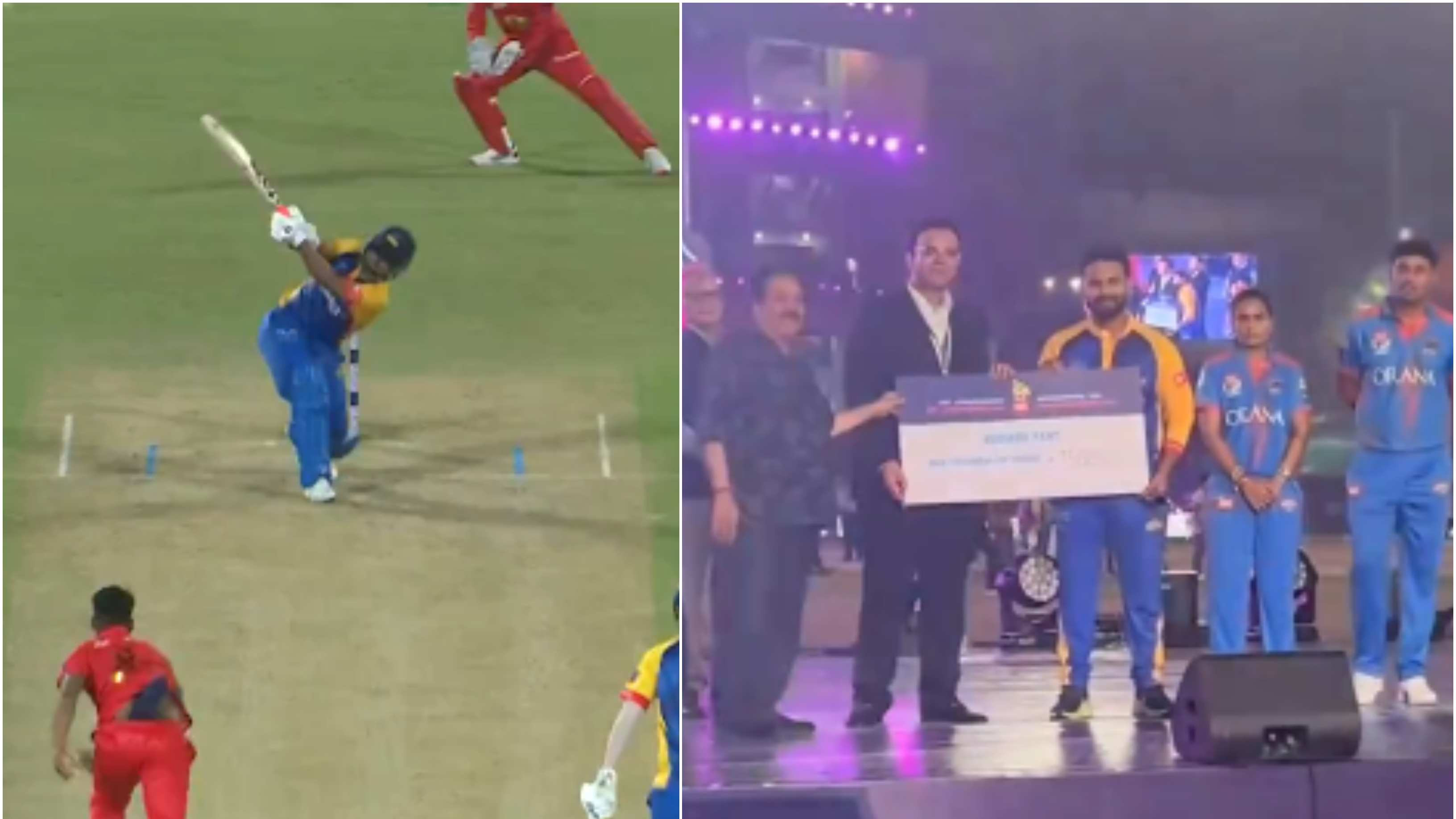 WATCH: Rishabh Pant plays a measured knock in Delhi Premier League debut; gets felicitated for T20 World Cup triumph