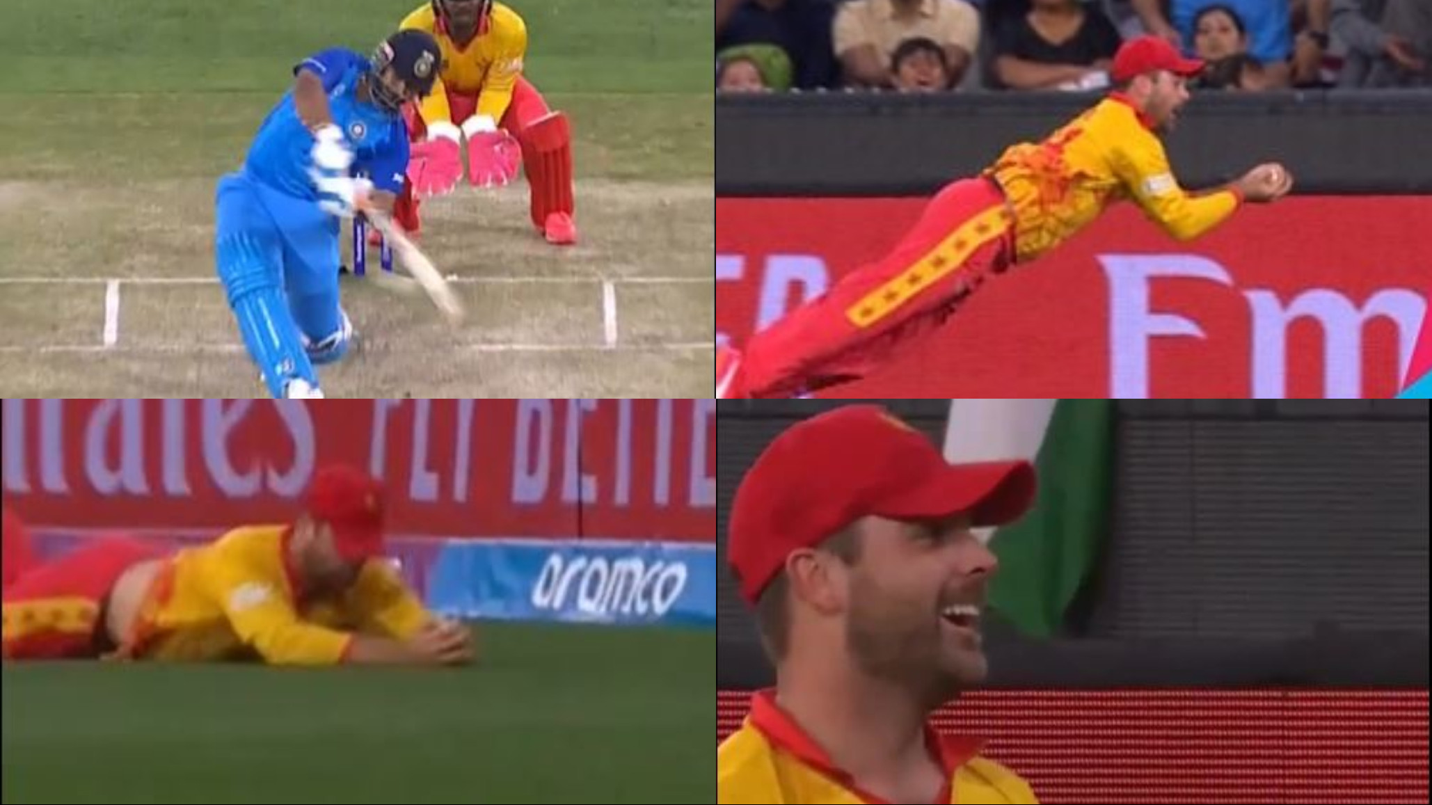 T20 World Cup 2022: WATCH- Ryan Burl turns 'Superman at the G'; takes a flying catch to get rid of Rishabh Pant