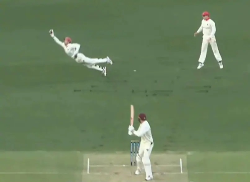 Alex Carey takes a blinder to dismiss Matt Renshaw | Screengrab