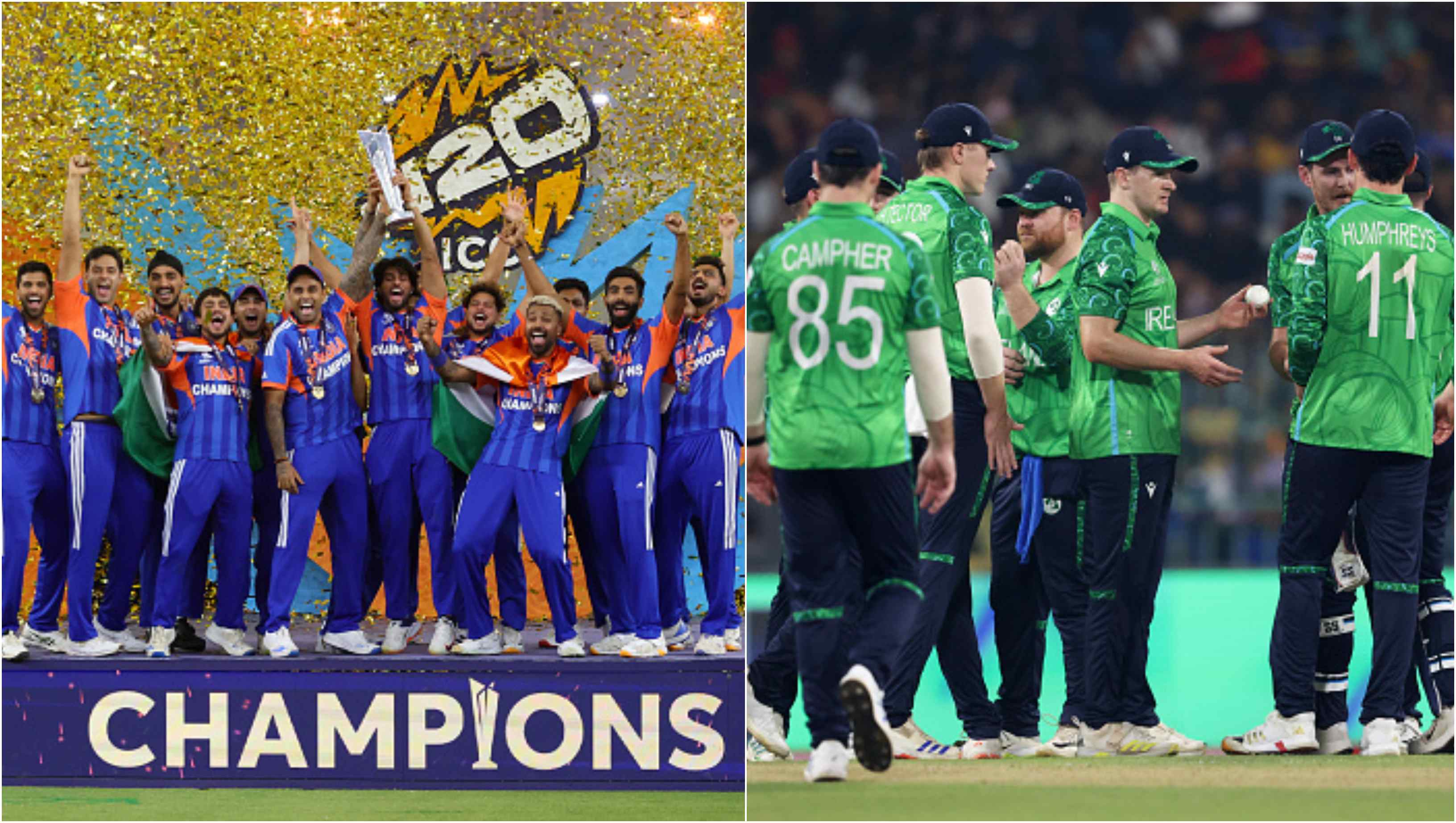 India are scheduled to play Ireland on June 26 and 28 | Getty