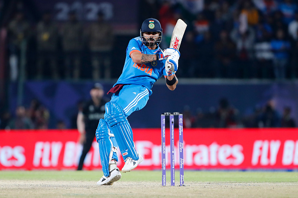 Virat Kohli once again turned up for India in the chase | Getty