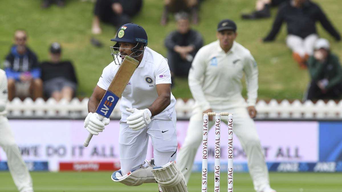 Mayank Agarwal during 2020 New Zealand tour | AFP