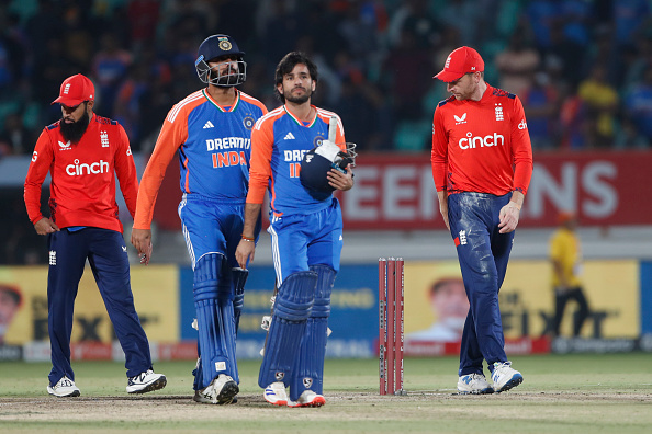 India lost the third T20I by 26 runs | Getty