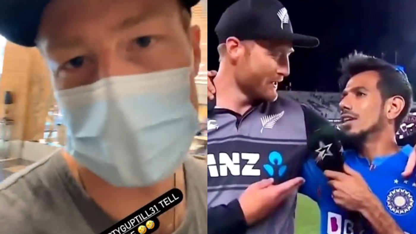 IND v NZ 2021: WATCH - Chahal teases Guptill by reminding the Hindi cuss word he used on live TV