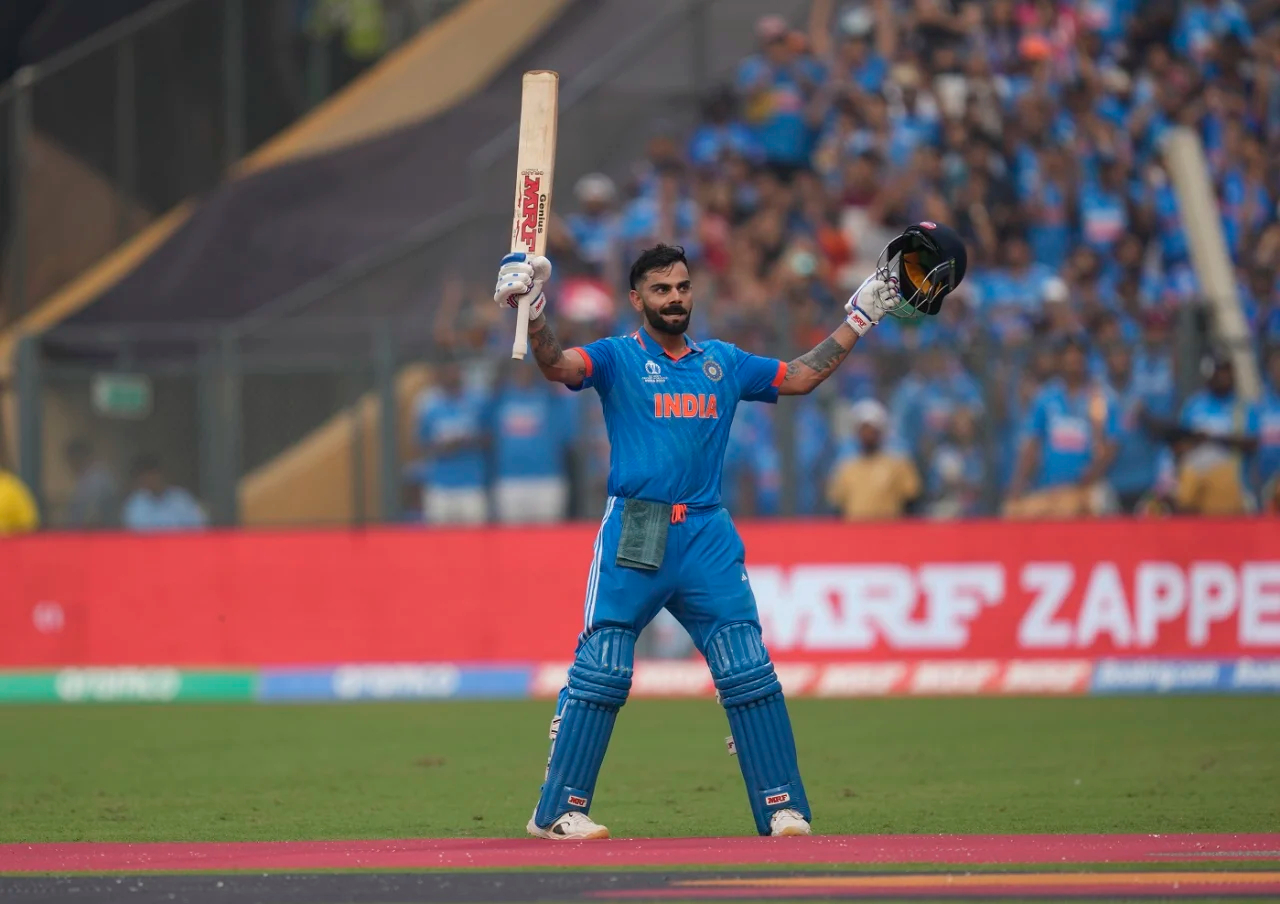 Virat Kohli has 711 runs in 10 CWC matches with 3 tons and 5 fifties | Getty