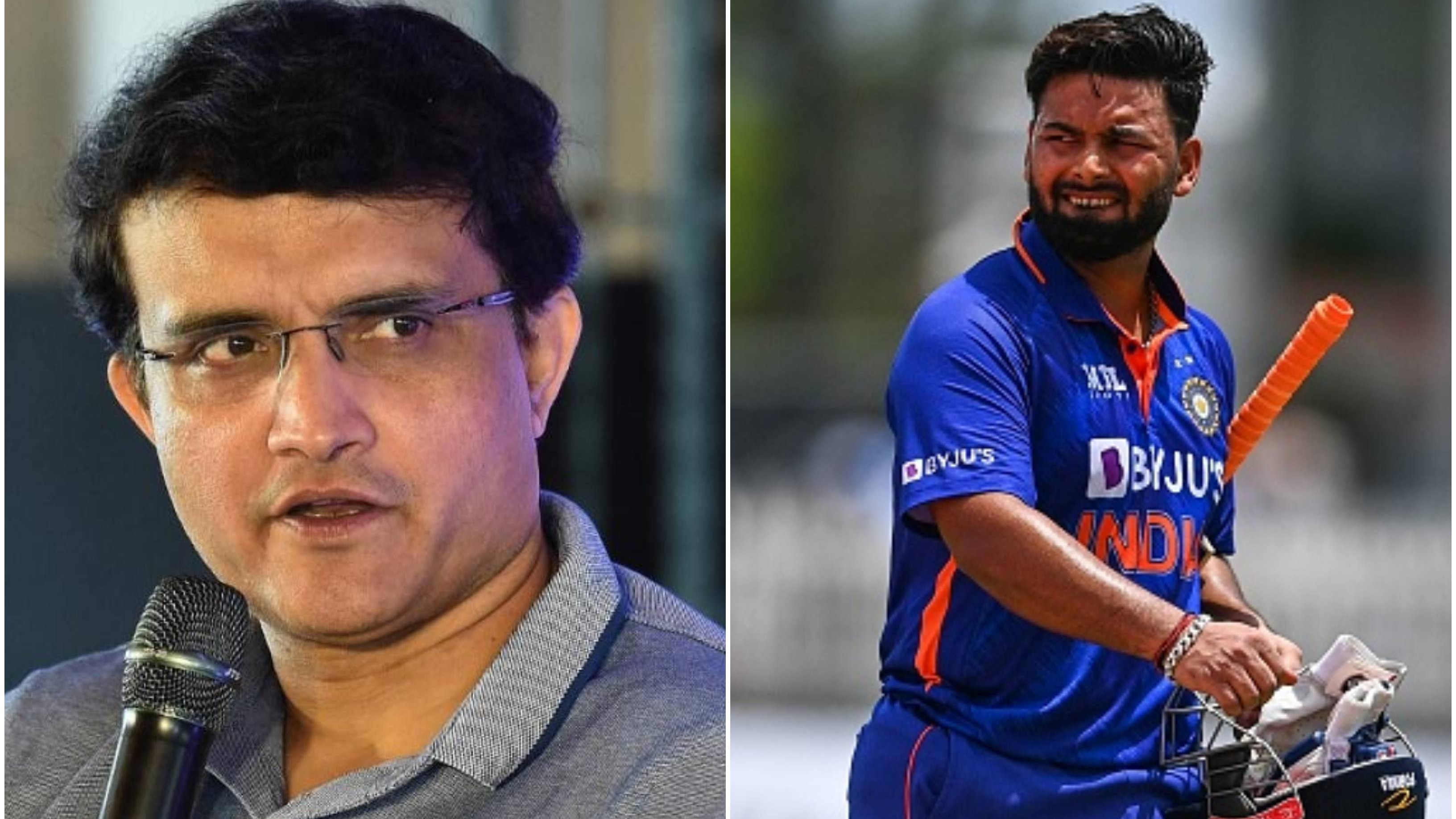 “Things happen in life and you need to move on,” Sourav Ganguly reacts to Rishabh Pant’s car accident