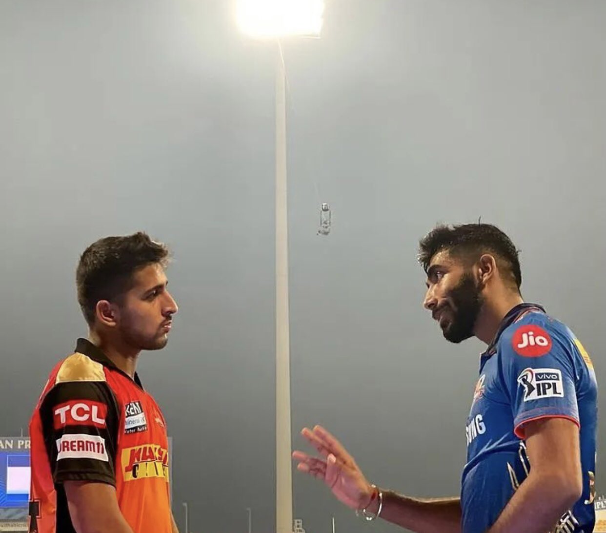 Umran Malik and Jasprit Bumrah have a chat | IPL