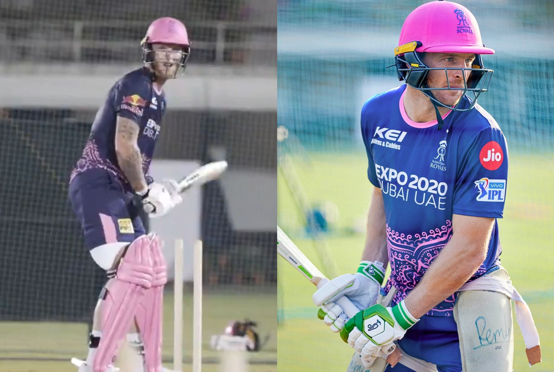 RR's mainstays Ben Stokes and Jos Buttler | Twitter