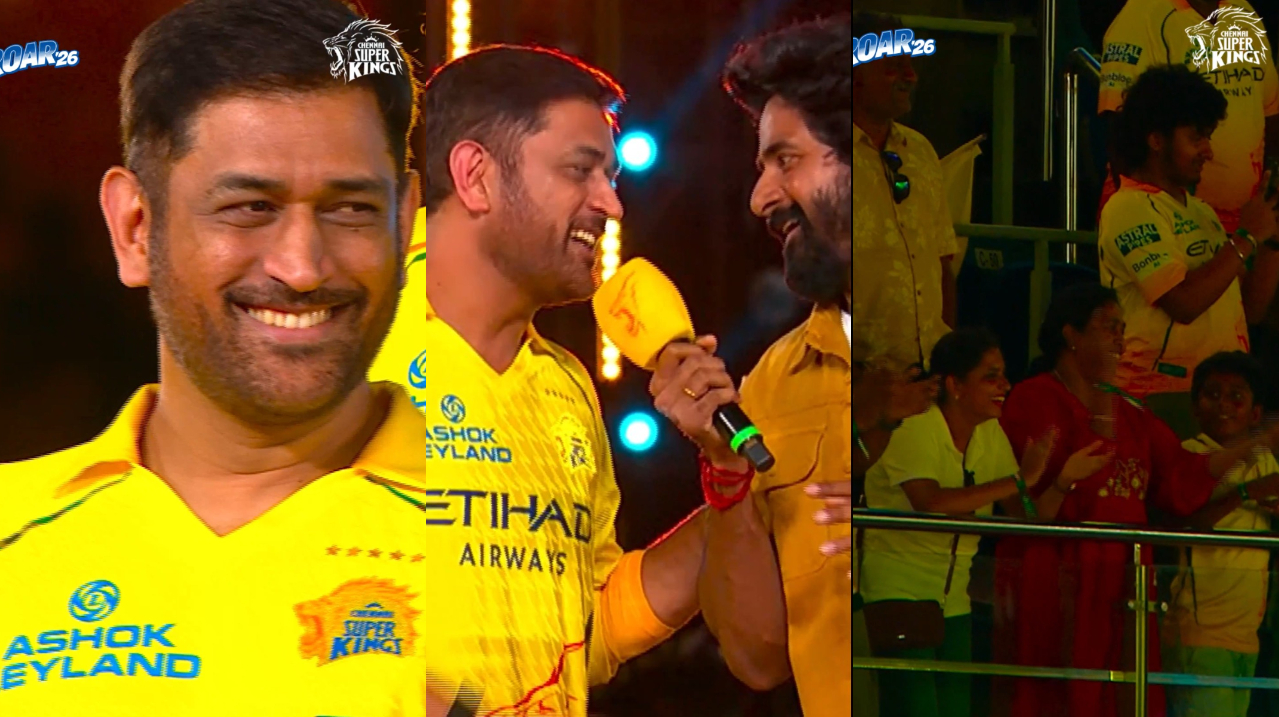 Dhoni said 'I'll try' to Sivakarthikeyan asking if he'll play till he's 60 | CSK X