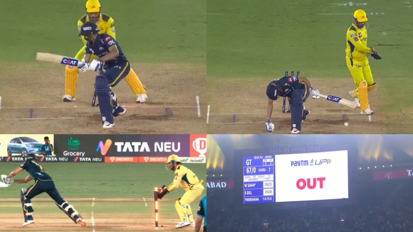 IPL 2023: WATCH – MS Dhoni’s lightning quick stumping ends dangerous Shubman Gill’s stay, cricket fraternity reacts in awe