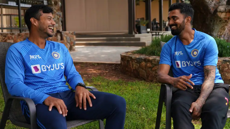 Mayank and KL Rahul | BCCI