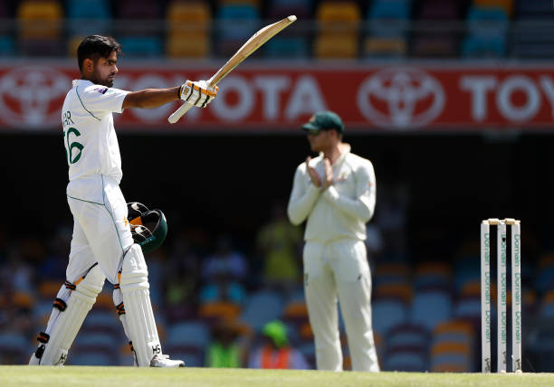 Babar Azam scored his 2nd Test hundred against Australia in Brisbane. (Photo - getty)