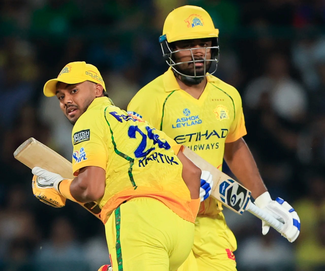 Samson added 114* runs for 3rd wicket with Kartik Sharma to take CSK to the win | BCCI-IPL
