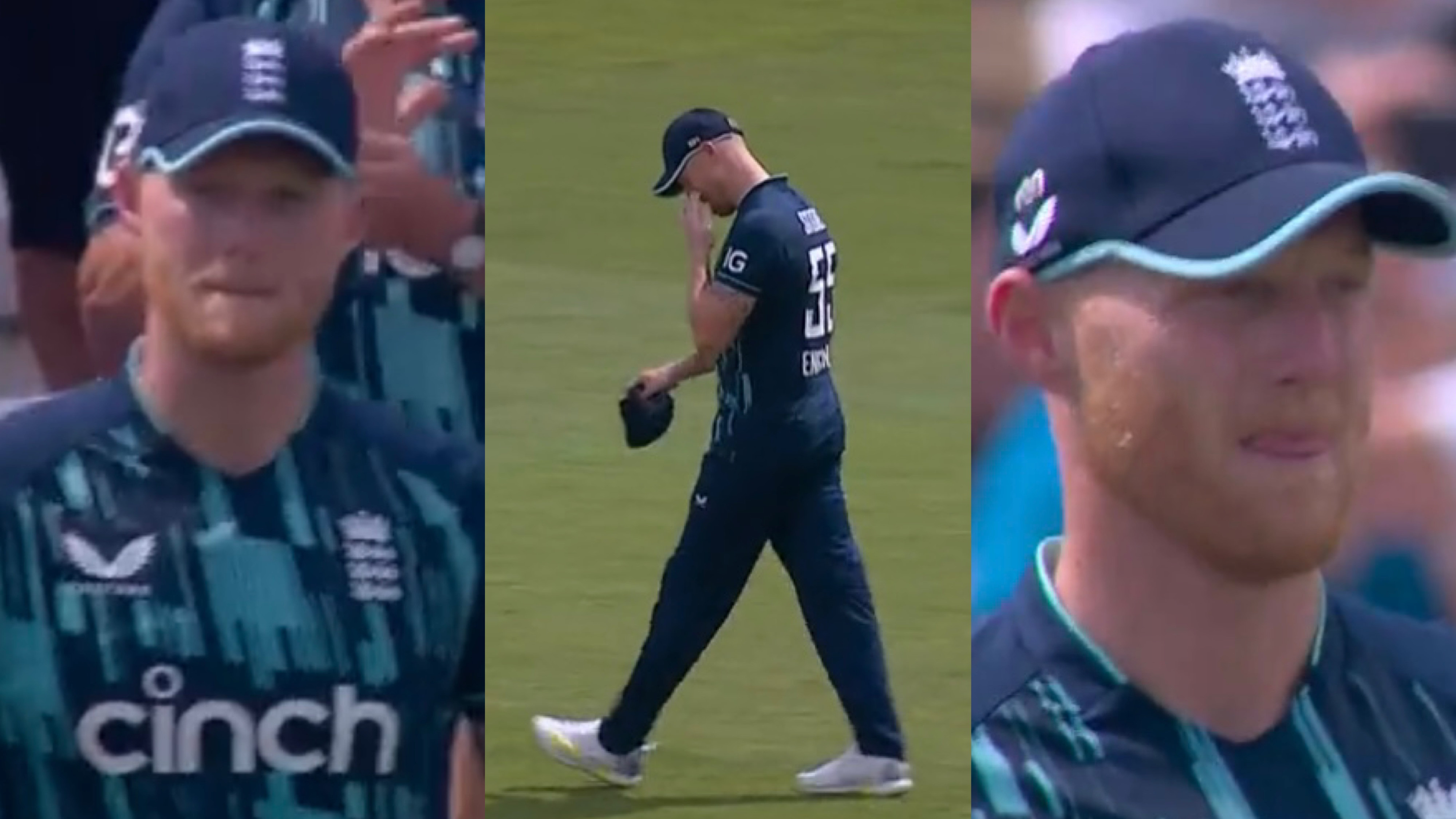 ENG v SA 2022: WATCH - Ben Stokes gets emotional as he leads England onto the field for one last time in ODIs