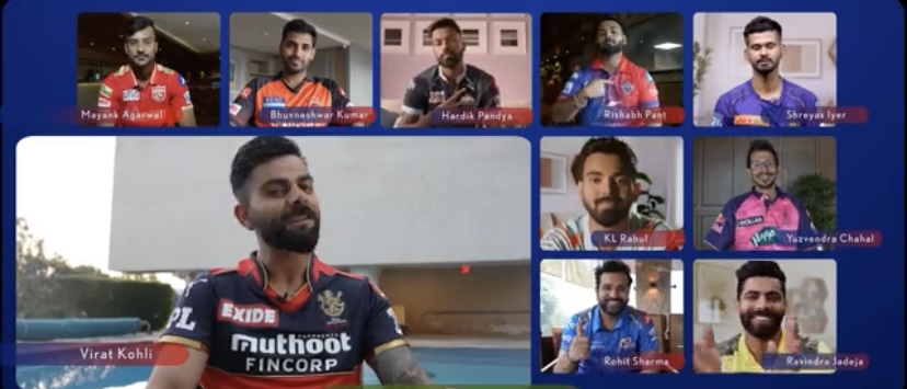 IPL captains | Screengrab 