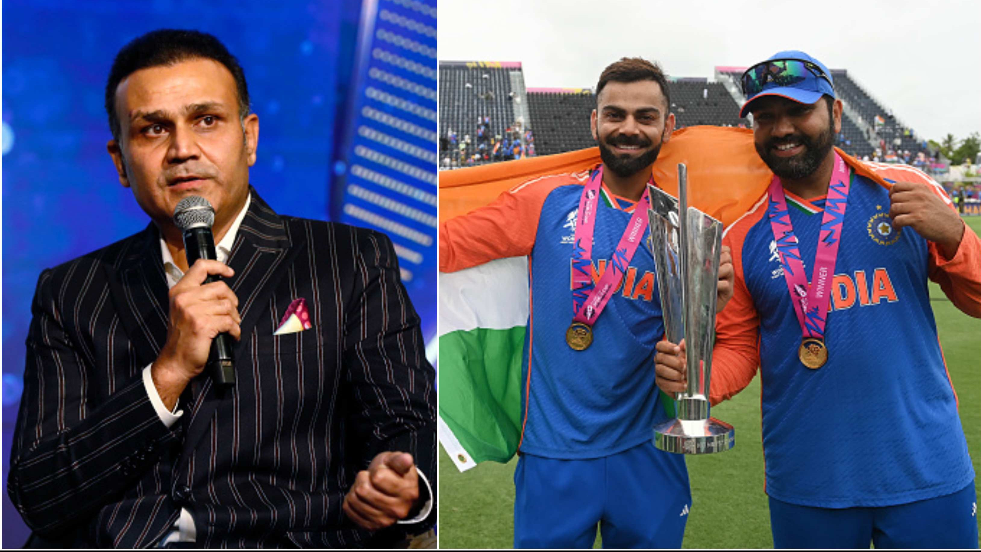 Virender Sehwag pays rich tribute to Virat Kohli, Rohit Sharma after legendary duo announce retirement from T20Is