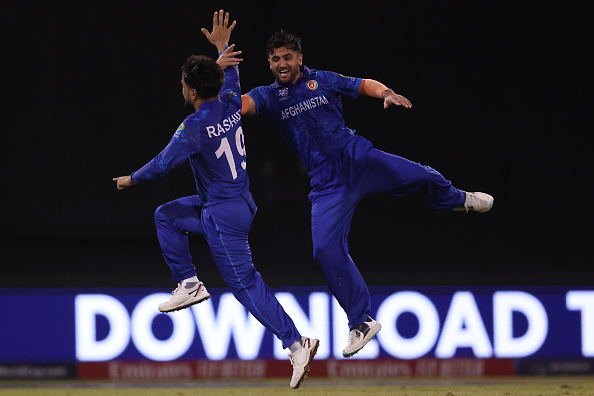 Rashid Khan and Fazalhaq Farooqi ran through the Kiwi batting line-up | Getty