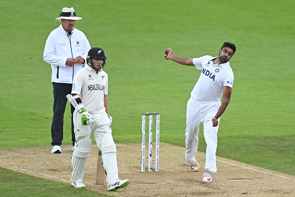 R Ashwin during the WTC final against New Zealand | Getty