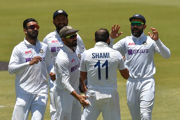 Indian players celebrate their win at Centurion | Getty Images