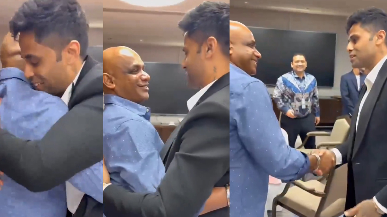 Suryakumar Yadav and Sanath Jayasuriya | X