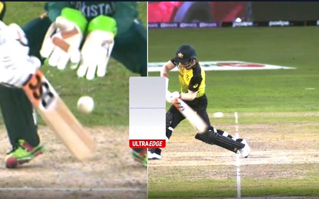 David Warner walked off after being caught behind, but replays and ultraedge showed no spike | Twitter