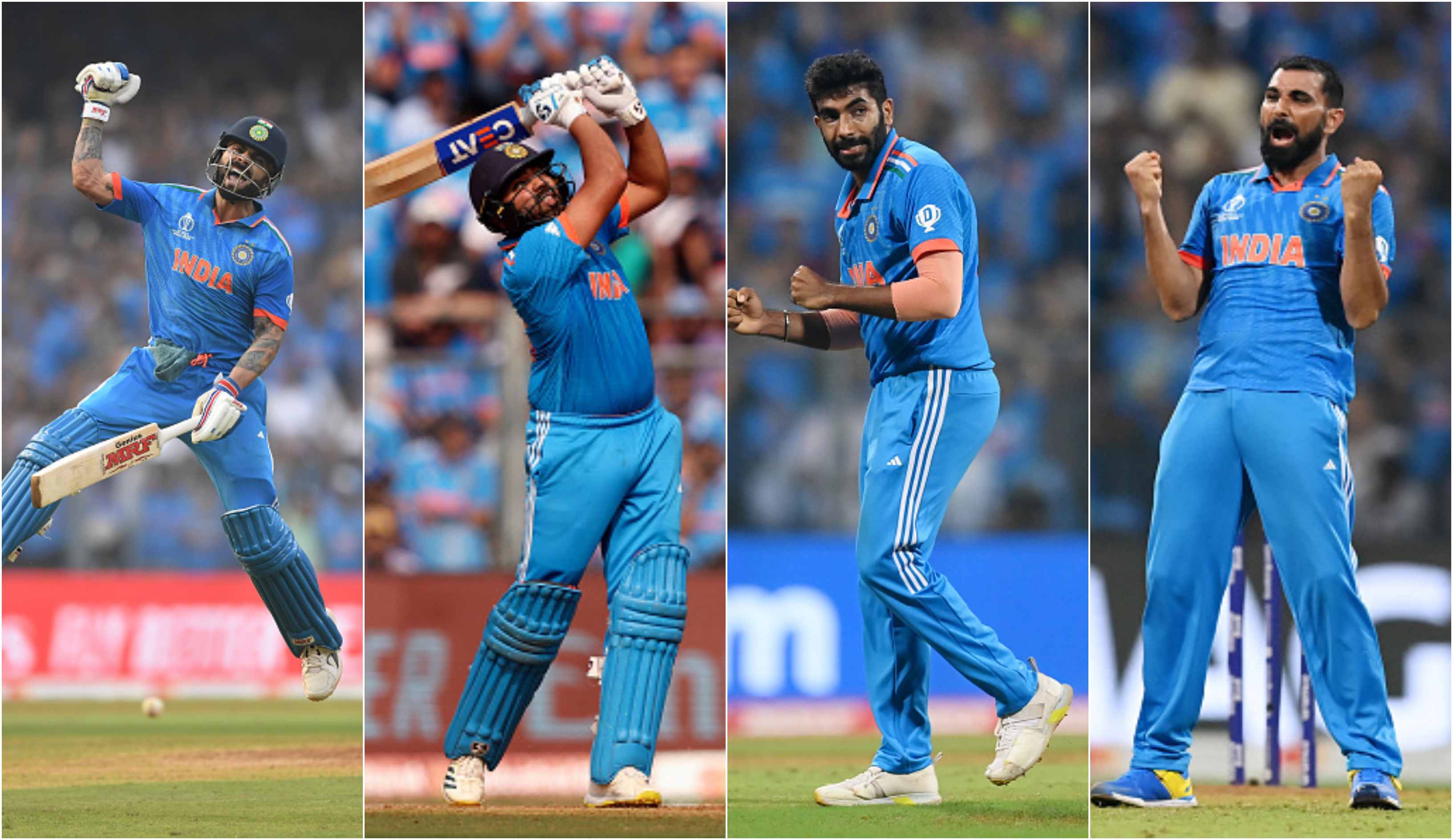 Kohli, Rohit Bumrah and Shami have been exceptional for India in this World Cup | Getty