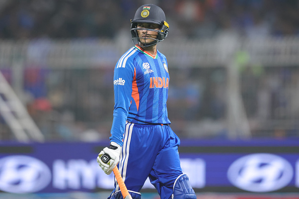 Abhishek Sharma has scores of 15, 55 and 10 in T20 World Cup 2026 | Getty